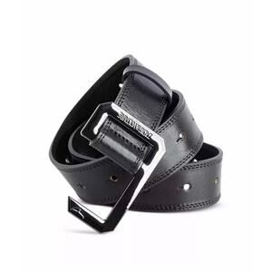 Zadig & Voltaire Women's Le Cecelia Belt Black Logo size 3